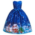 thumbnail image 6 of FhsagQ Dresses Girls Christmas Dresses Size 6-7 Kids Child Girls Pageant Gown Christmas Xmas Dance Party Princess Dress Girls Christmas Dresses Size 7 Summer Sky Blue 5-6 Years, 6 of 7