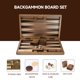 thumbnail image 2 of Juego de tablero de backgammon GSE Games & Sports Expert Wooden, 2 of 7