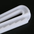 thumbnail image 4 of Unique Bargains 25 Pcs Crochets de Verrouillage pour Rideau en Plastique à Profondeur Réglable Blanc, 4 of 7