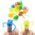 thumbnail image 4 of Finger Puppets 20pcs Finger Puppets Cool Creepy Finger Monsters for Kids Great Party Favors Fun Toys Puppet Show (Random Pattern), 4 of 8