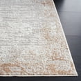 thumbnail image 3 of SAFAVIEH Parker Orval Distressed Polyester Area Rug, Taupe/Grey Gold, 9' x 12', 3 of 8
