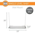 thumbnail image 6 of K&H Pet Products Wall Mount Cat Shelf Single Level Natural 23 X 12 Inches, 6 of 10