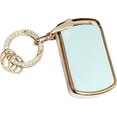 thumbnail image 5 of Key Fob Cover Compatible with Toyota Sienna 2011-2020 6 Button Keychain Case Holder Protector,White-gold, 5 of 6