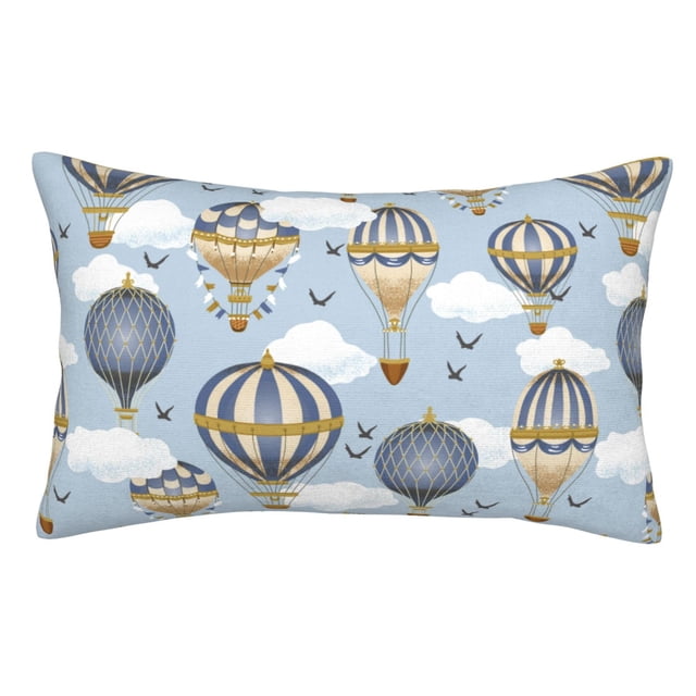 Balery Balloon Vintage Funda de Cojín Estampada, Regalos para Mujeres, Regalos de Amor para Ella, Regalos para Novia o Esposa, Funda de Almohada-16"x24"