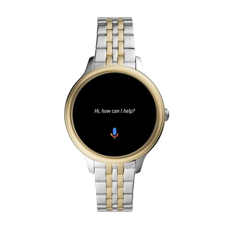 Fossil - Gen 5e Smartwatch 42mm Two-Tone Stainless Steel - Silver and Gold