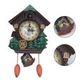 thumbnail image 3 of Wall Clock Chalet Tabletop Wall Sound Cuckoo Clock Tree House Clock Office Decor, 3 of 7