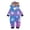 Baby-Light Blue, variant on REORIAFEE Family Matching Christmas Pajamas 1 Piece Kids Boys Girls Loungewear Long Sleeve Jumpsuit Pants Snowflake Soft Sleepwear Light Blue 3-9T