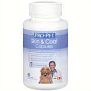 Pro-Pet: Skin & Coat Gel Capsules Supplement, 45 Ct