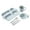 A, variant on Kitecy 6PC White Divided Plate Set,Non-Slip Split Tableware for Feeding,A,1PC