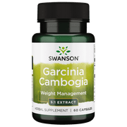 Swanson Garcinia Cambogia 5:1 Extract 80 mg 60 Capsules
