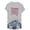 Gray, variant on Women Graphic Tees American Flag Patriotic T-Shirt Women 4th of July Shirt USA Flag Stars Stripes Graphic Shirt Summer Casual Tops(Navy,S)