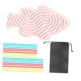 thumbnail image 2 of Milaget Fidget Sensory Activity Board Calming for Workplaces Office Leisure Activity Pink, 2 of 9
