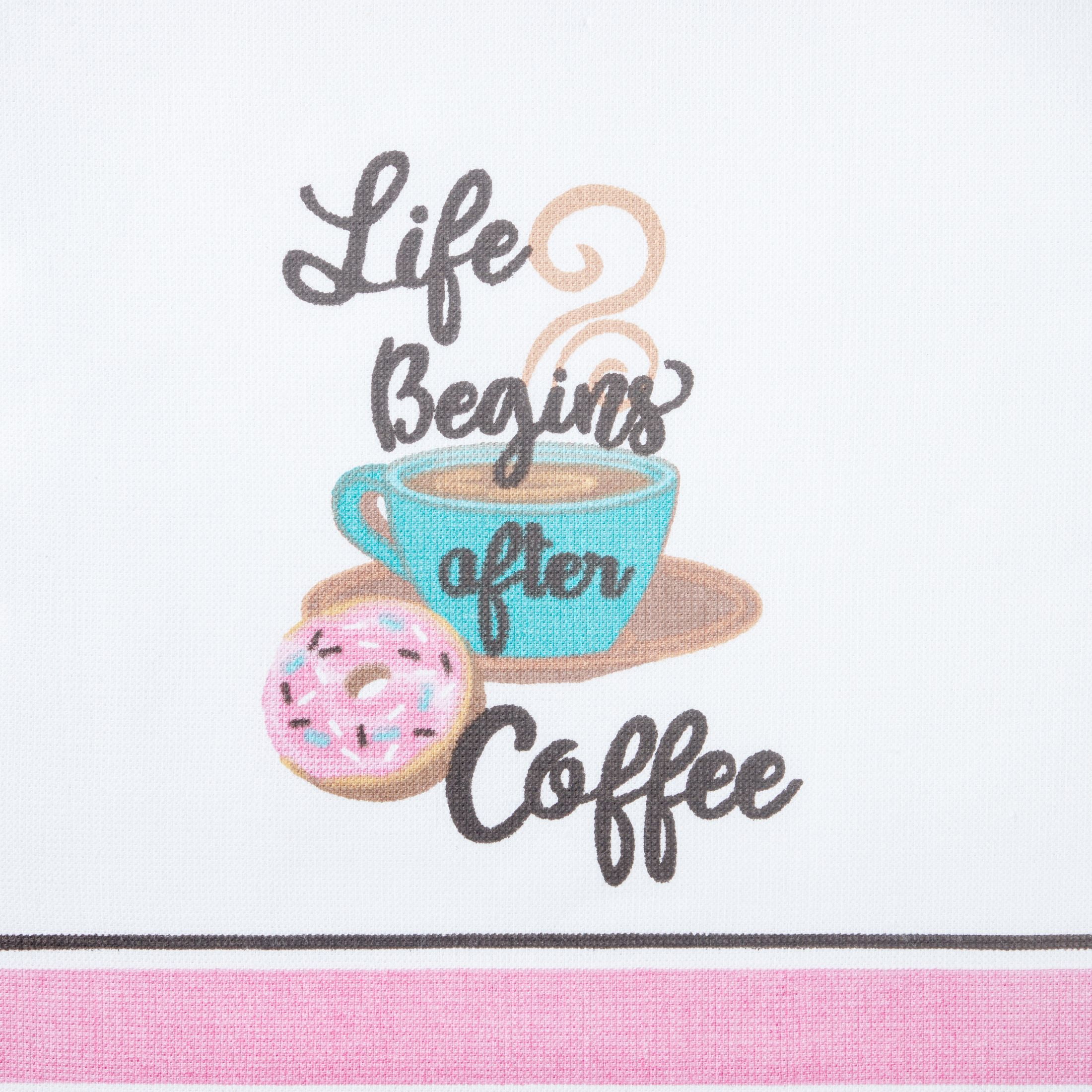 Mainstays Coffee Cotton Kitchen Towel