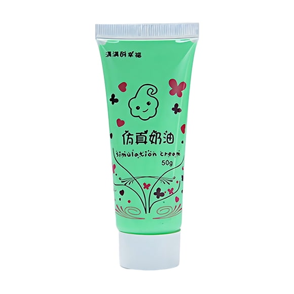 Simulation Ice Cream Gel DIY Resin Glue 50g Whip Household Phone Case Whipped Decoration Tool Girl Shell Removable Children Soft Clay Grass Green