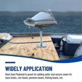 thumbnail image 5 of For Utility Aluminum Boat Seat Base, 7 x 7 Inch Boat Seat Pedestal with 3/4 Inch Pin Post Socket., 5 of 5