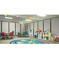 thumbnail image 7 of "Versare Room Divider 360 Portable Wall Partition | 5 Panels Wide | 14' x 6'10" Charcoal Gray Fabric Panels", 7 of 7