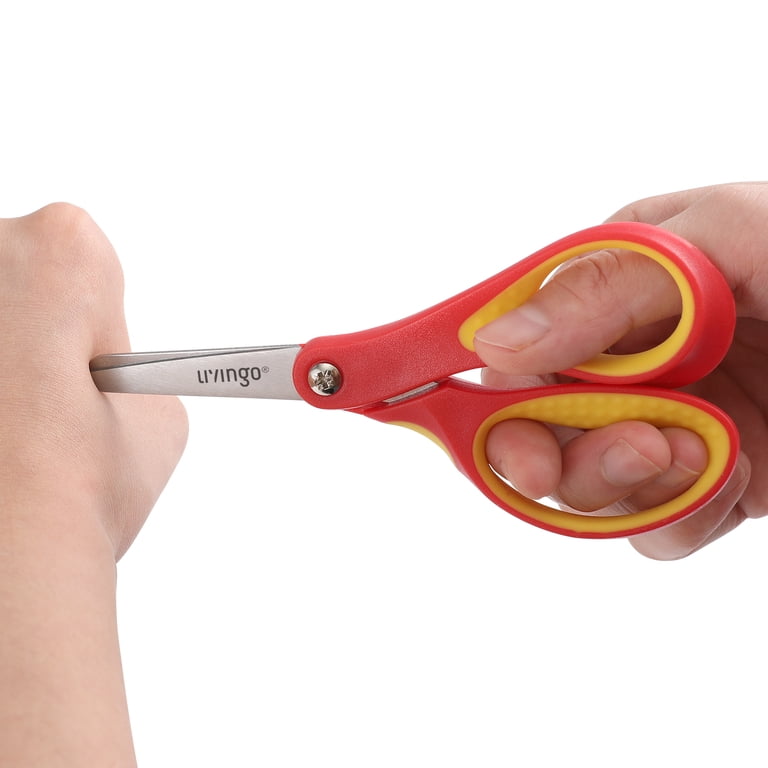 Livingo 5" Safety Scissors 3-Pack, Blunt Tip photo 5