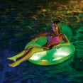Summer Waves Inflatable Aqua Glow Lazy Lounge Pool Float, with Color