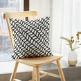 thumbnail image 5 of LALILO Throw Pillow Covers Geometric Tiling Black And White Stylish Cushion Cover 18" x 18", 2 Pack, 5 of 6