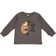 thumbnail image 3 of Inktastic I Live to Hug Cute Sloth on a Branch Boys or Girls Long Sleeve Toddler T-Shirt, 3 of 5