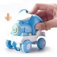 thumbnail image 3 of 4PCS Train Toy Plastic Cute Vehicles Toy Car Toy Kids Toy for Toddler, 3 of 10