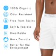 thumbnail image 2 of Boxers Organic Signatures para hombre, 100% algodón orgánico, paquete de 3, 2 of 6