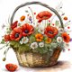 thumbnail image 1 of 5D DIY Taladro Flores Kit Del 30x30cm, 1 of 10