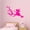 Hot Pink, variant on VWAQ Fairy Tree Branch Wall Decal for Girls Bedroom - Nursery Decor Vinyl Removable Sticker (13"H X 18"W, Black)