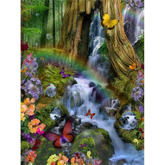 MGL Licensing MGL601036LARGE Woodland Forest Fairyland Poster Print by Alixandra Mullins, 22 x 28 - Large