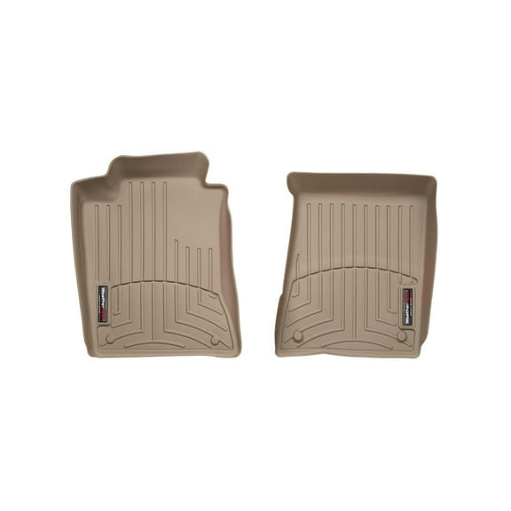 WeatherTech Custom Fit FloorLiners compatible with Mercedes CLS 55 AMG, E-Class, E 63 AMG, E 55 AMG, CLS-Class - 1st Row (Driver & Passenger), Tan