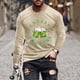 thumbnail image 1 of Blusas y camisas de manga larga y cuello redondo para hombre, camisetas casuales con estampado de moda y cuello redondo, blusas de licra de manga corta para hombre., 1 of 5