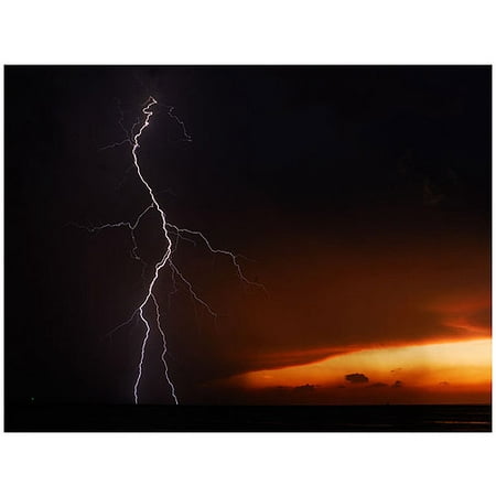 Trademark Art  Lightning Sunset VI  Canvas Art by Kurt Shaffer Trademark Art  Lightning Sunset VI  Canvas Art by Kurt Shaffer: Artist: Kurt Shaffer Subject: Landscape Style: Contemporary Product Type: Gallery-Wrapped Canvas Art