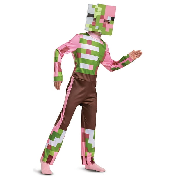 Minecraft Zombie Pigman Classic Kids Costume Walmart Com