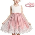 thumbnail image 4 of Mesh Gauze Dress Fluffy Summer Dresses Toddler Princess Dress Sleeveless Fashion Casual Party Tulle Sundress for Kid Sparkly Sequin Birthday Prom Outfit Ball Gown for Little Girls（3-10 Years）, 4 of 7