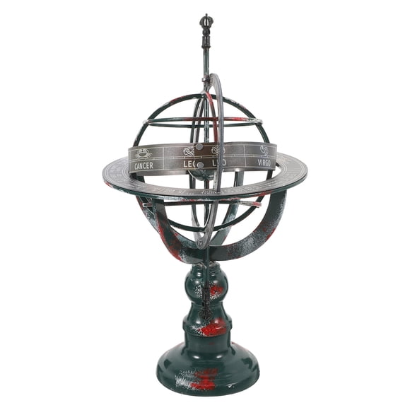 Minkissy Lot de 1 Globe en Fer Rotatif pour Usage de Bureau Amateurs 11.8x5.1x5.1in