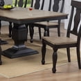 thumbnail image 2 of Kings Brand Furniture Alleyton 9-Piece Dining Table Set for 8, Extendable Kitchen & Dining Room Set with 2 Butterfly Leaves & 8 Chairs, Charcoal & Oak Finish, 2 of 8