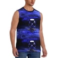 thumbnail image 2 of Gaeub Steel Skull Men's Sleeveless Muscle Shirts Workout Tank Tops, Odor Protection and Comfortable - Large, 2 of 8