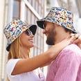 thumbnail image 6 of Happy Purim Day Jewish Carnival Bucket Hat Foldable Fisherman Outdoor Summer Camping Travel Hiking Caps for Men Women, 6 of 7
