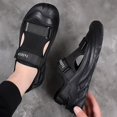 thumbnail image 2 of Sandalias de verano para hombre, zapatillas Baotou a la moda, talla grande, suela suave, malla transpirable, zapatos de playa para exteriores, color negro, 2024, 2 of 5