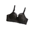 thumbnail image 2 of Sujetadores de Copa Completa uxcell Cómodo y Transpirable Encaje Floral Cobertura Total Negro-2 Piezas 42/95 Fit 40B/C, 2 of 6