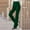 Green Boho Pants for Women, variant on Back to School Clothes Women's Solid Color Pants Summer Trousers Long Palazzo Pants Baggy Slacks Light Weight Fit Wide Leg Beach Trousers Comfy Elastic Waist Fashion Army Green L