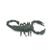Scorpion, Black, Solid Rubber, Arachnids, Realistic, Figure, Model, Replica, Toy, Kids, Educational, Gift, 7" F1974 B210