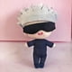 thumbnail image 4 of Jujutsu Kaisen Satoru Gojo - Peluche de hombre guapo, cabello blanco, ojos azules, ojos vendados, juguete suave para fanáticos del anime, colección de personajes de 20 cm, 4 of 5