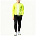 thumbnail image 4 of Kids Goalkeeper Uniform, Multicolor Long Sleeve Football Training Set, Soccer Goalie Jersey & Pants For Boys & Girls Yellow 11-12 Years, 4 of 5