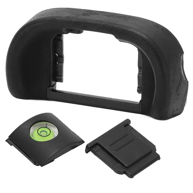 Shanrya Protector de Visor, Ocular de cámara EP18 Protector liviano Fácil de Usar con Cubierta de Zapata de Nivel de Zapata para cámara A7RM4 Ecomeon no