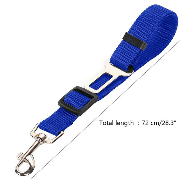 pitrice Pet Car Adjustable Belt Restriction Harness Pet Car Travel Strap Leash Vehicle Accessories, Blue