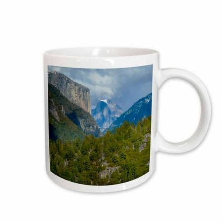 

3dRose USA California. View of Half Dome in Yosemite Valley. Ceramic Mug 11-ounce