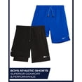 thumbnail image 2 of Shorts deportivos para niño Reebok, paquete de 2, secado rápido, compresión, 2 of 7
