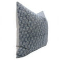 thumbnail image 5 of Fabdivine Block Print Throw Pillow Cover, 14x14 Inch Thick Linen Outdoor Cushion Cover, Floral Print Boho Design Blue Pillow Cover for Sofa and Couch, 5 of 5