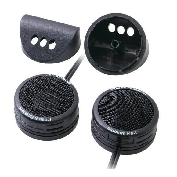 2) Power Acoustik NB-1 1 Pouces 200w Montage Bidirectionnel Voiture Micro Dôme Super Tweeters NB1